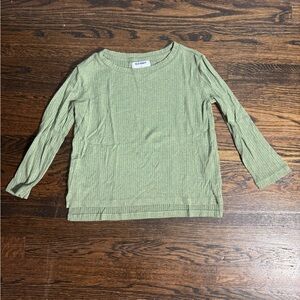 Old Navy Kids Olive Long Sleeve Tee